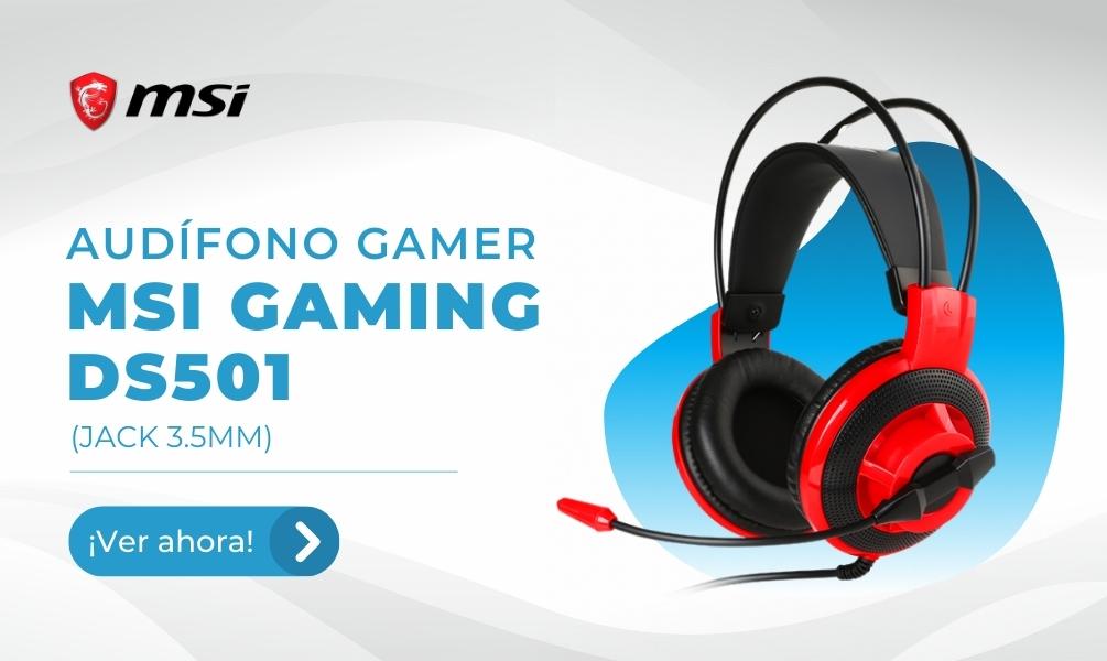 MICROFONO Y AUDIFONO MSI GAMING DS501 WIRED 3.5MM